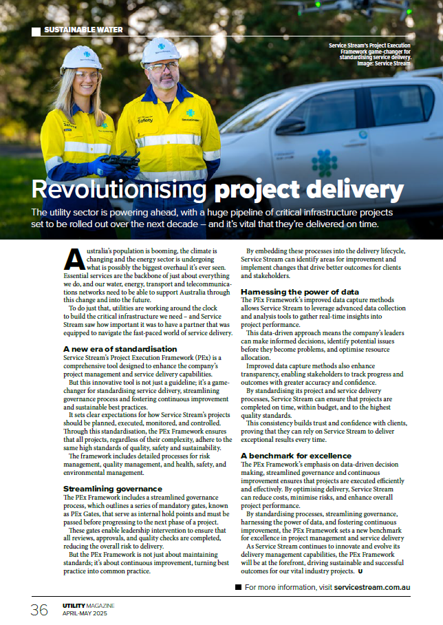 P Ex editorial feature Utility Magazine May 2025