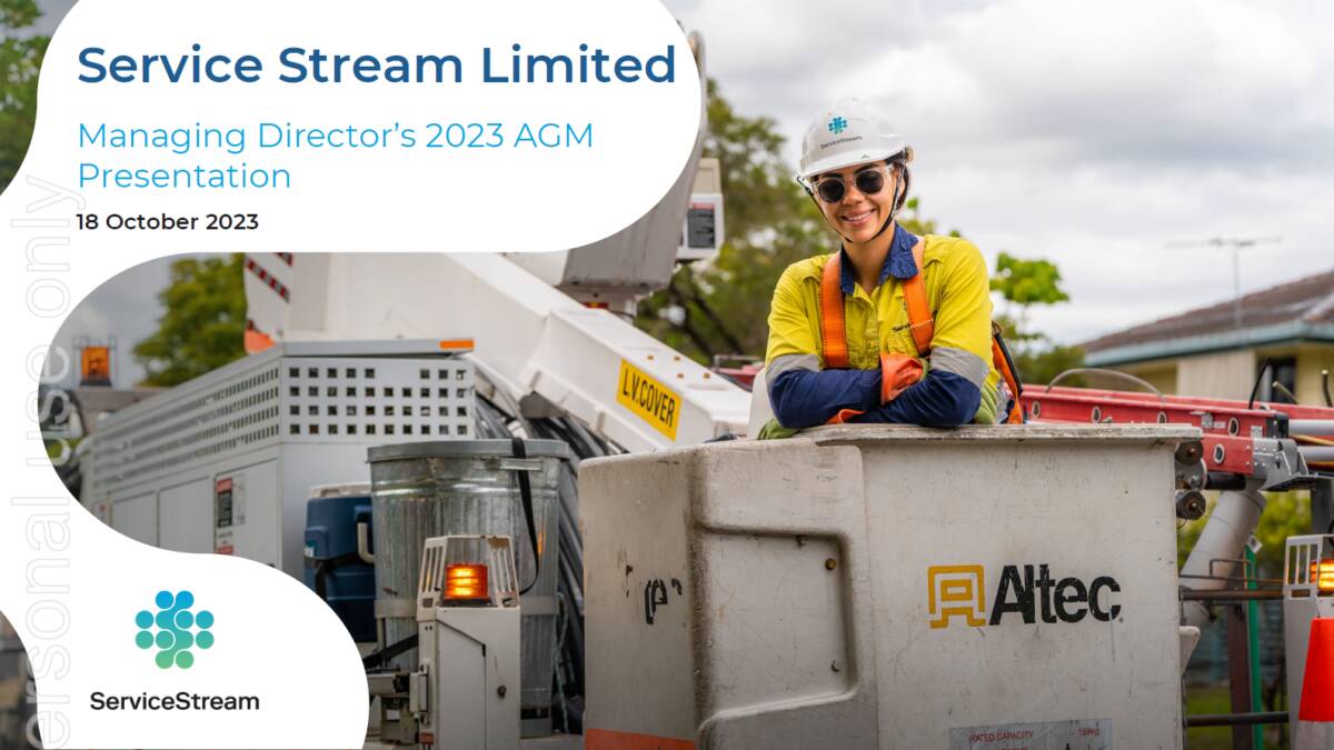 Managing Directors AGM presentation 2023 cover page