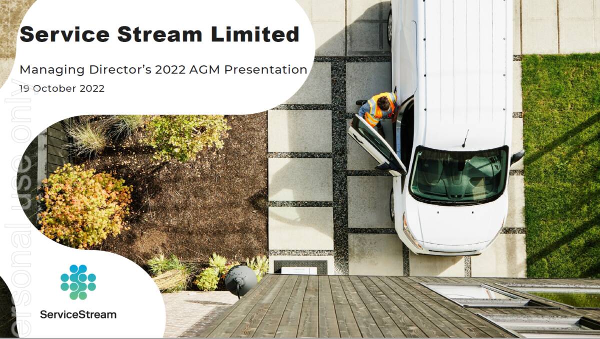 Managing Directors AGM presentation 2022 cover page