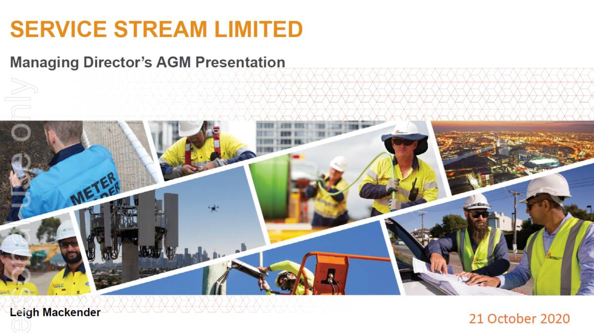 Managing Directors AGM presentation 2020 cover page