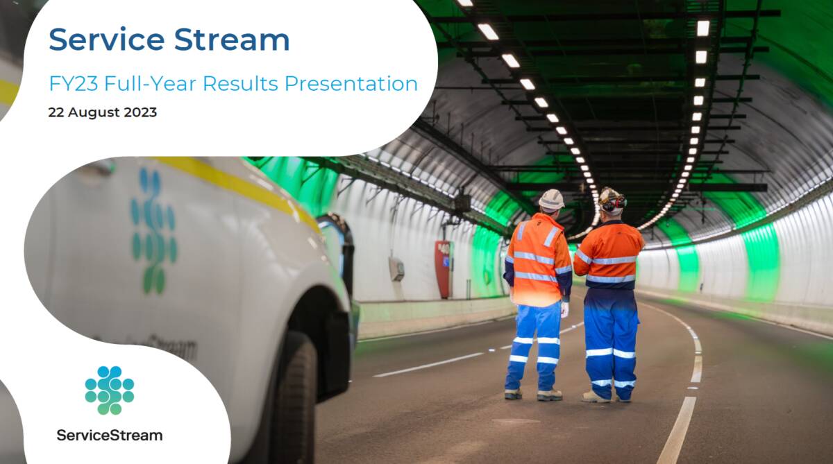 FY23 Full Year Results Market Presentation cover