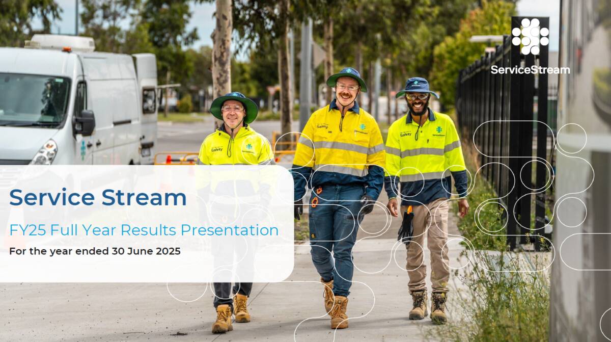 FY25 Full Year Results Market Presentation cover