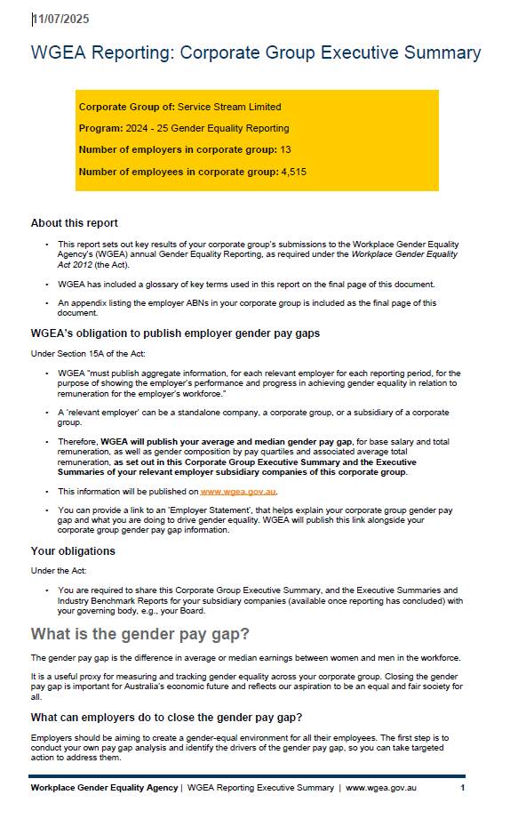 WGEA Exec summary
