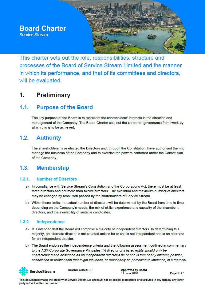 Board Charter 170626